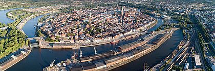 Altstadtinsel in Lübeck - zum Artikel 'Das UNESCO-Welterbe ist auch in Schleswig-Holstein zu Hause'